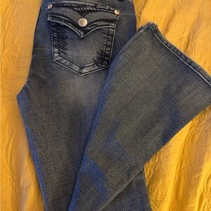 Seven7 Women's Dark Wash Boot Cut Jeans